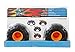 Hot Wheels Monster Trucks Shark WREAK die-cast 1:24 Scale Vehicle with Giant Wheels for Kids Age 3 to 8 Years Old Great Gift Toy Trucks Large Scales