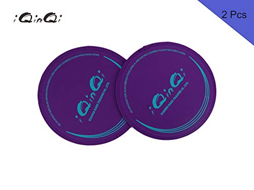 iQinQi-Exercise-Glider-Discs-Exercise-Core-Sliders-for-Working-Out-Dual-Sided-Sliding-Discs-Use-on-Hardwood-Floors-Workout-Discs-Abdominal-Total-Body-Gym-Exercise-Equipment-for-Home-Travel
