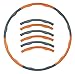 Wacces Weighted Hula Hoop 41 inch Perfect for Dancing, Exercise, Hot Fitness Workouts and Lose Weight - ( Orange - Gray )