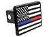 Thin Blue Red Line Lives Matter Flag Trailer Hitch Cover Plug US Police Officer Firefighter Flag