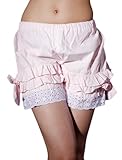 ZKCostume Women's Gothic Cute Ruffle Hem Sweet Lolita Shorts Bloomers