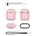 AhaStyle Airpods Case Protective Cover Compatible with AirPods 3 (Sakura Pink)