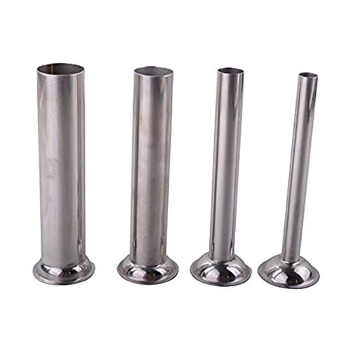 HXCSSK2 Wurstfüller 15 Lbs / 7 L Horizontale Wurstfüllhorn 2 Geschwindigkeit Edelstahl Wursthersteller mit 4 Füllstutzen… – Bild 3