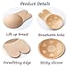 lttcbro Women's Breast Lifter Silicone Adhesive Bras Invisible Backless Nipplecovers C/D Cup Beige
