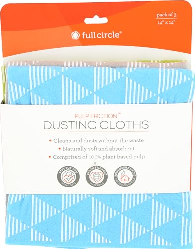 Full Circle Pulp Friction, Kitchen Home Cleaning Dusting Cloths, Multi Color