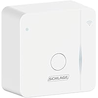 SCHLAGE BR400 Sense Wi-Fi Adapter (2.4GHz WiFi Only) | Works With SCHLAGE Sense , White