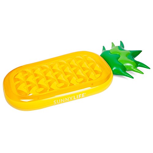 Sunnylife Luxury Adult Inflatable Pool Float Lie Down Beach Toy - Pineapple