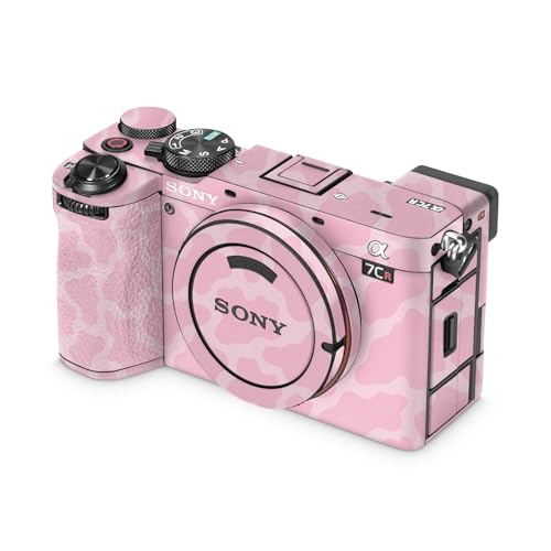 Camera Skin Compatible with Sony Alpha 7CR Camera (2023) - Pink Giraffe - Premi…