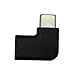 CERRXIAN 90 Degree USB Type C 3.1 Male to Female Charge and Data Sync Extension Adapter Converter for Laptop, Tablet, Mobile Phone (2-Pack)