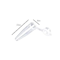 100 Pieces Microcentrifuge Tubes 0.5ml