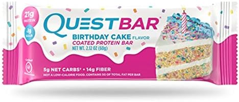 Quest Nutrion Protein Bars Mix &amp; Match Your Favorite Flavors (Birthday Cake)