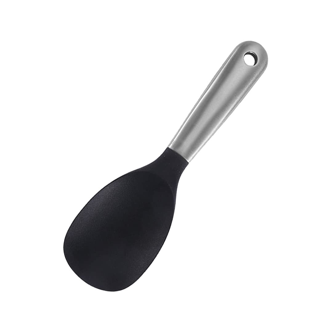Buy Hemoton Stainless Steel Silicone Rice Spoon Non Stick Pan Rice