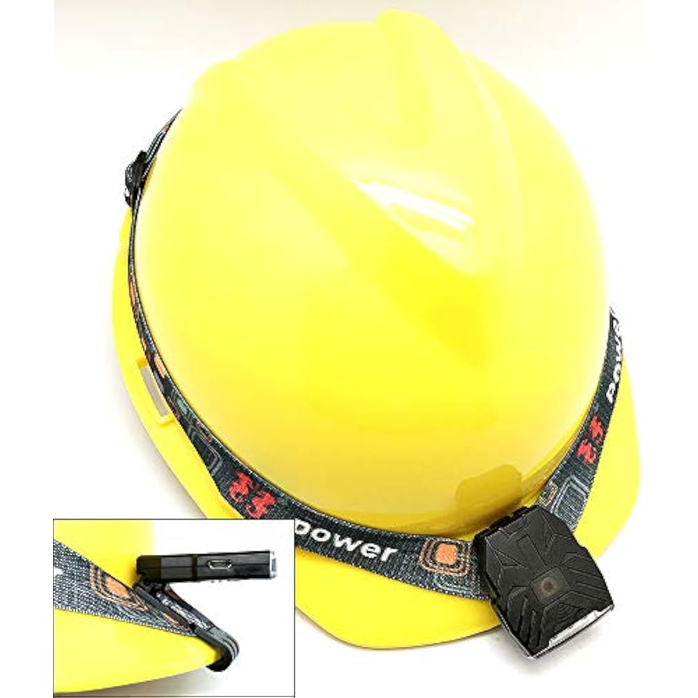 TwoThumb Size Usb Rechargeable Ball Cap Light Clip On, 100 Lumens