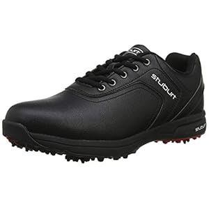 Stuburt Sbshu1108, Men’s Golf SBSHU1108 Mens Comfort XP II Dri -Back Water Proof Spiked Golf Shoes, White/Black, Size 11