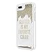 Incipio Technologies KSIPH-051-GLD Kate Spade New York Liquid Glitter Case fits Apple iPhone 7 Plus - Glitter is My Favorite Color (Gold/Clear)