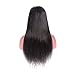 Younsolo Glueless Straight Lace Front Wigs Pre Plucked Natural Hairline with Baby Hair for Women 130% Density Unprocessed Brazilian Virgin Human Hair 13x4 HD Transparent Lace Frontal Wigs 14 inch
