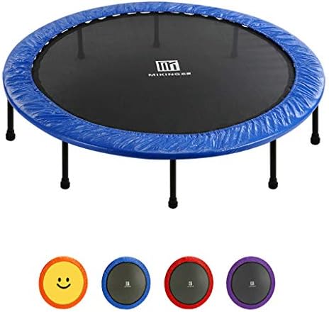 Trampoline Lxn 60-Inch Folding Quiet and Safe Bounce | Supports Up to 330 Pounds | Suitable for Children, Adults