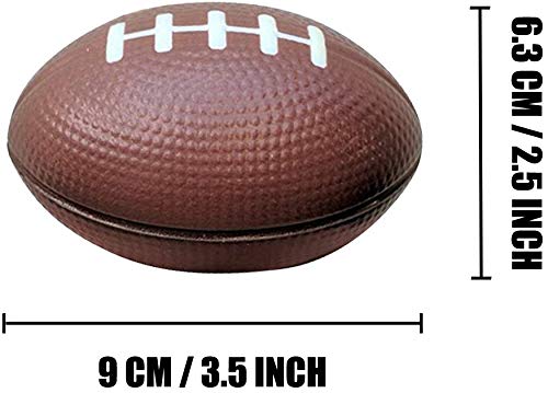 image for ITISMINE 12 pcs Mini Foam Football Stress Balls for Stress Relief Sque