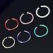 Nose Stud Ring, BOKOLI 40pcs Stainless Steel Earrings Hoop Body Piercing Nose Rings