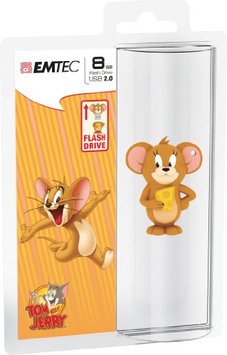 EMTEC Tom and Jerry 8 GB USB 2.0 Flash Drive, Jerry - Thumbnail 5