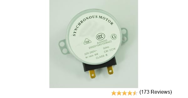 SODIAL(R) Motor Sincronico para Horno de Microondas 4W AC 220-240V ...