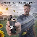 Coquimbo USB Rechargeable Flameless Lighter Windproof Arc Plasma Gift for Dad view 7
