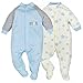 Gerber Baby Boys' 2-Pack Organic Sleep 'N Play