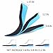 ELEFT Ultra Thin Men's Women's Height Increase Elevator Shoes Insoles, Heel Lifts 1cm up 0.4 inch Taller 1 Pair