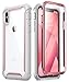 i-Blason Case for iPhone X 2017/ iPhone Xs 2018, Ares Full-Body Rugged Clear Bumper Case with Built-in Screen Protector (Pink)
