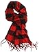 SethRoberts-Classic Buffalo Check Plaid, Cashmere Feel Men's Winter Scarf
