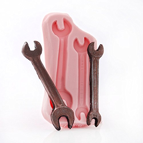 Silicone Wrench Mold Chocolate, Fondant, Candy, Food Safe, Polymer Clay, Resin - Thumbnail 4