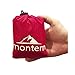 Montem Outdoor Gear Soft, Lightweight and Waterproof Camping Large (55-Inch-by-60-Inch) Pocket Blanket, Red