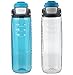 Powerade Chug Water Bottle 28 oz 2 pack clear / blue
