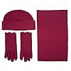 3 Piece Hat, Scarf & Glove Women's Winter Set