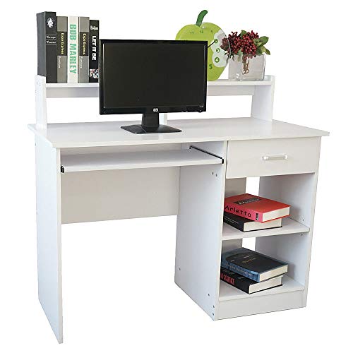 Computer Desk Home Laptop Table College Home Office Furniture Work Station White