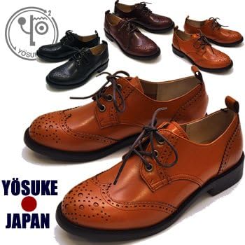 Amazon Yosuke U S A ヨースケ オックスフォードシューズ ウィングチップシューズ レディース レースアップシューズ ノー ブランド品 レースアップ