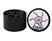 Herb Grinder Ohuhu 4 Pieces Weed Tobacco Grinders with Handle, Black Spice Herb Grinder, 2.38 Inch