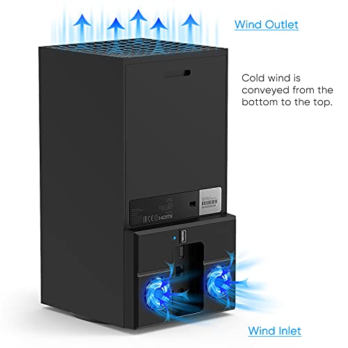 USB Cooling Fan for Xbox Series X External Cooler Game Console