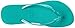 Havaianas Women's Slim Flip Flop Sandal, Lake Green/Lake Green, 7/8 M US