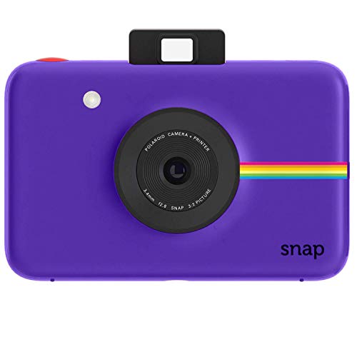 Polaroid Snap Instant Digital Camera (Purple) with Zink Zero Ink Printing Technology