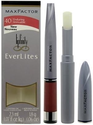 [2 PACK] Max Factor Lipfinity Everlites, ENDURING, [Color Base & Moisturizing Top Coat] #40 Immuable