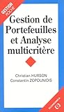 Gestion de portefeuilles et analyse multicritère (GESTION POCHE) by 