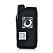 Turtleback Belt Clip Holster Case Fits Sonim XP6 Nylon Vertical Heavy Duty Black Nylon Pouch