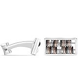 Caperci Black Rose Gold and Silver Tri-Tone Abacus