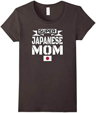 Womens Storecastle: Super Japanese Mom Mothers Gift Japan T-Shirt Small Asphalt