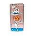 iPhone 6s case,iphone 6 case, liujie Liquid, Cool Quicksand Moving Stars Bling Glitter Floating Dynamic Flowing Case Liquid Cover for Iphone 6 4.7 inch(SL basketball blue)