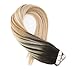 14inch Tape in Extensions Remy Human Hair Color #2 Brown Fading to Blonde #27 Mixed #613 Bleach Blonde Seamless Tape in Human Hair Extensions 20pcs 50g Per Pack