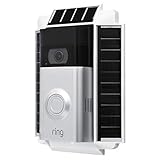 Wasserstein 0.5 Watt Solar Charger Mount Compatible with Video Doorbell 2, Weatherproof (White)