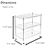 Internet's Best 3-Tier Compact Wire Utility Shelving Unit - Adjustable Storage Rack for Kitchen, Bathroom, Pantry, Laundry, Cabinets - Durable Chrome Steel - Shelving for Under Sink Organization
