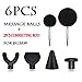 Jigsaw Massage Adapter Tip Bit Percussion Massager Deep Tissue Massage Balls and T Shank for Muscle Relaxation